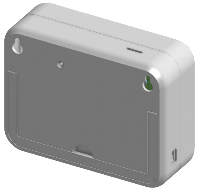 Rear view of BudgieBase housing